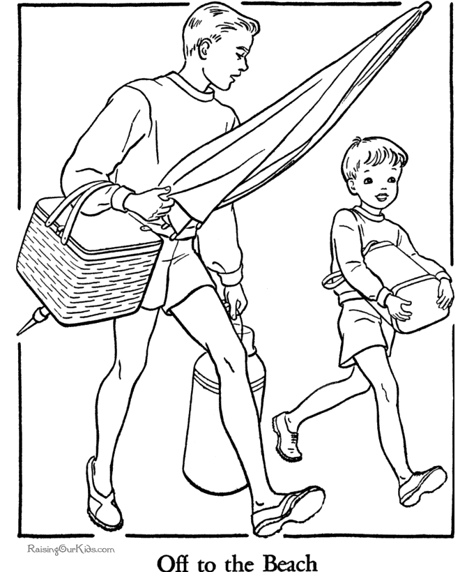 Printable Fathers Day picture to color