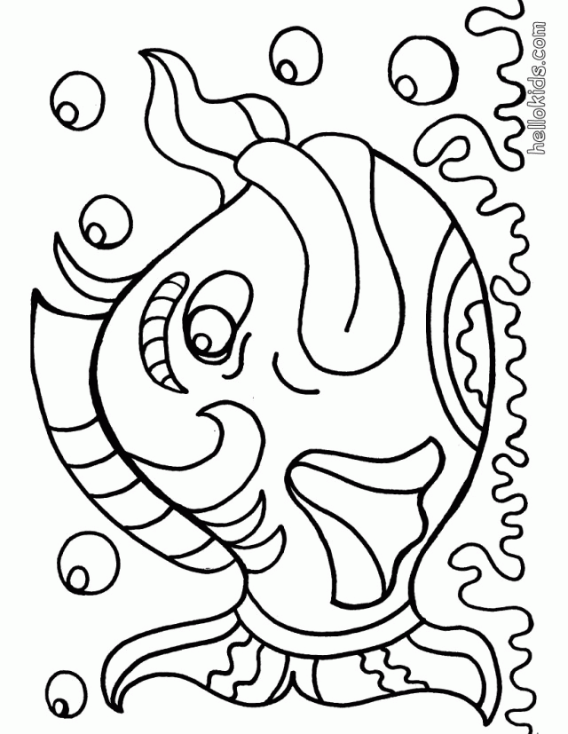 Fishes Coloring Pages Coral Reef Fishes Coloring Pages 160569 Fish