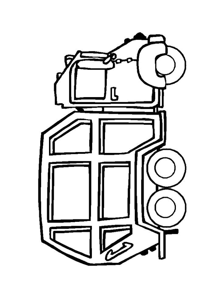 Trash truck coloring pages | HelloColoring.com | Coloring Pages