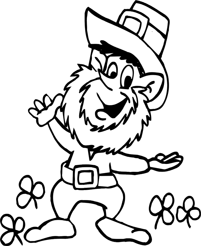 Free Leprechaun Coloring Pages - Free Printable Coloring Pages