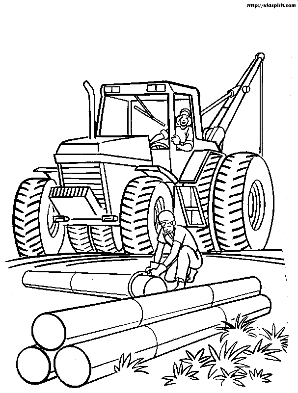 log trucks Colouring Pages