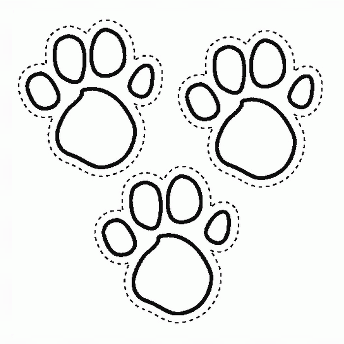 Blues Clues paw prints | Daycare - Post Office
