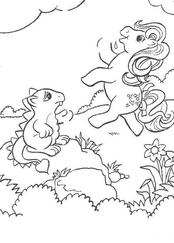 MY LITTLE PONY coloring pages - Pony