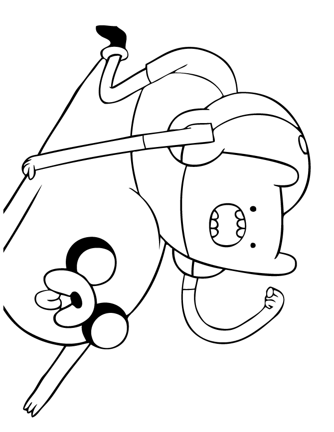 Download Adventure Time With Finn And Jake Coloring Pages Funjooke
