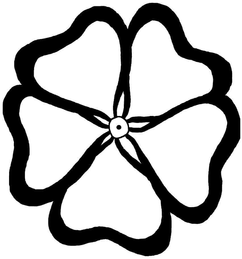 Printable Colouring Pages Buttercup Flowers For Little Kids #