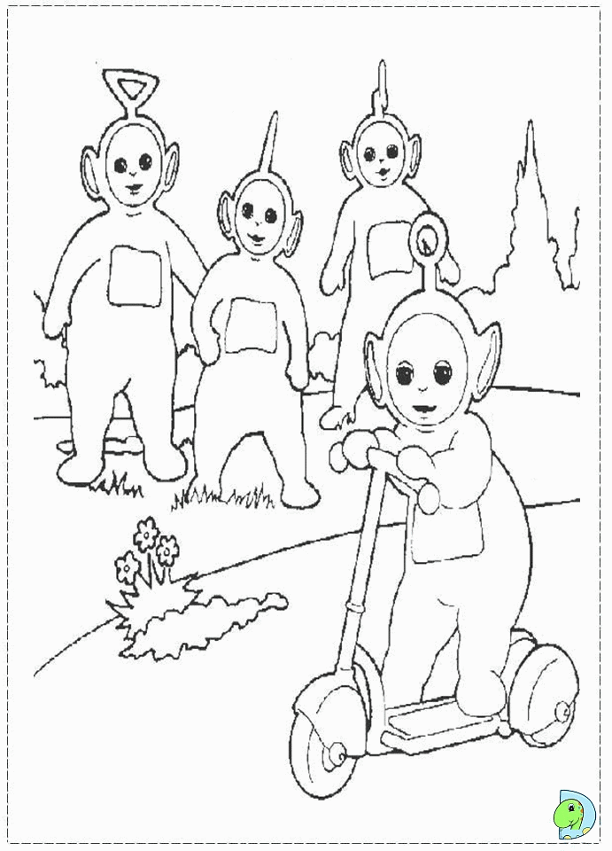 Teletubbies Coloring page