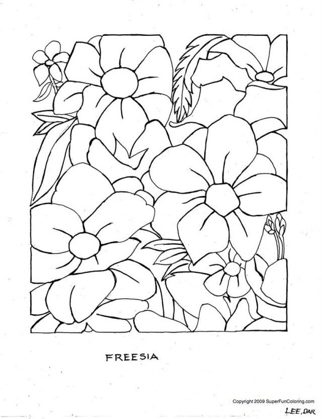 Print This Page Spring Flowers Coloring Pages Coloring Pages