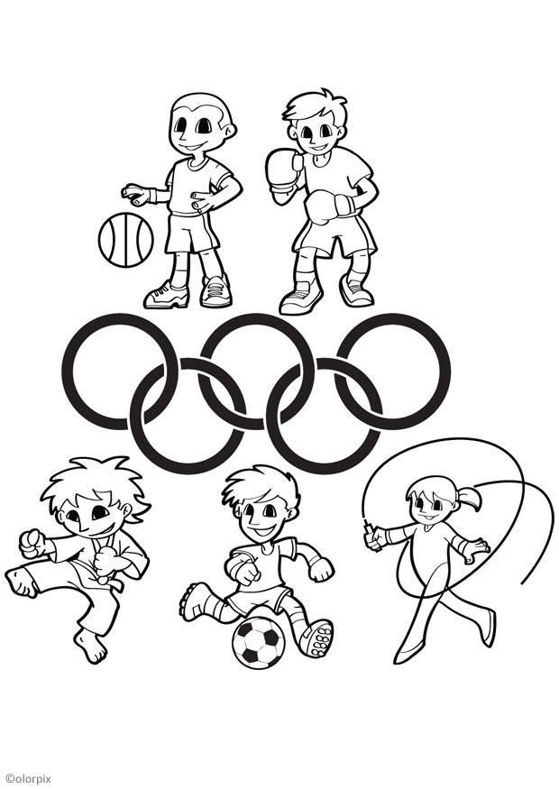 Coloring page Olympic Games - img 26044.