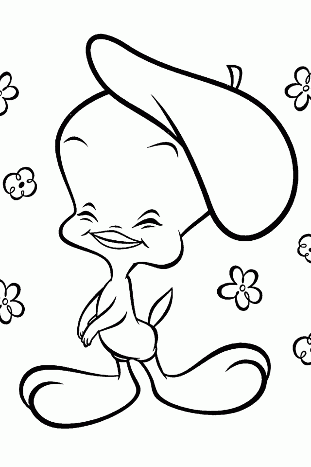 Baby Tweety Bird Coloring Pages | download free printable coloring