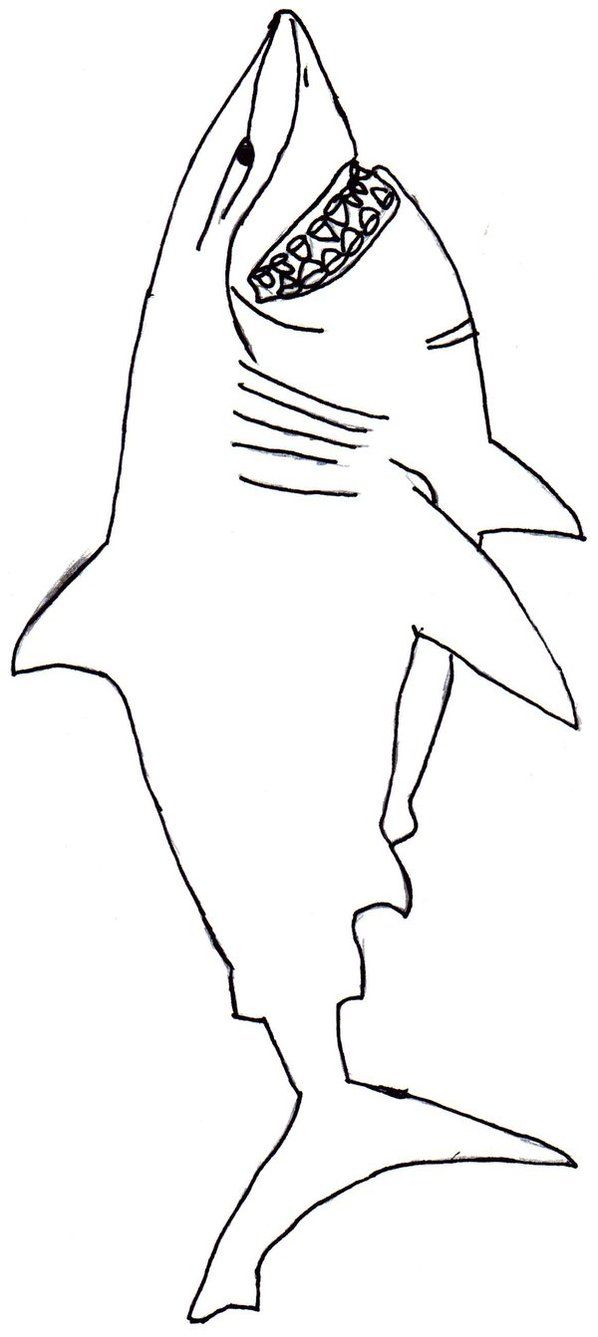 Finding Nemo Bruce Coloring Pages - HiColoringPages
