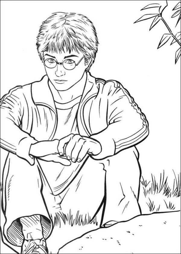 Think Harry Potter coloring pages | color online Free Printable ...