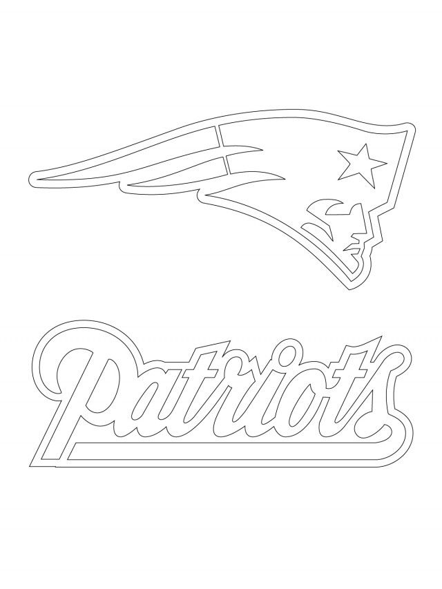 New England Patriots Coloring Pages Page 1