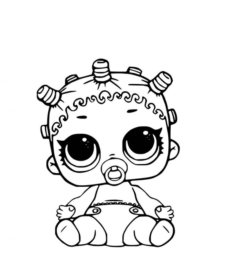 LOL Surprise Dolls Coloring Pages Lil Cosmic Queen | Emoji ...
