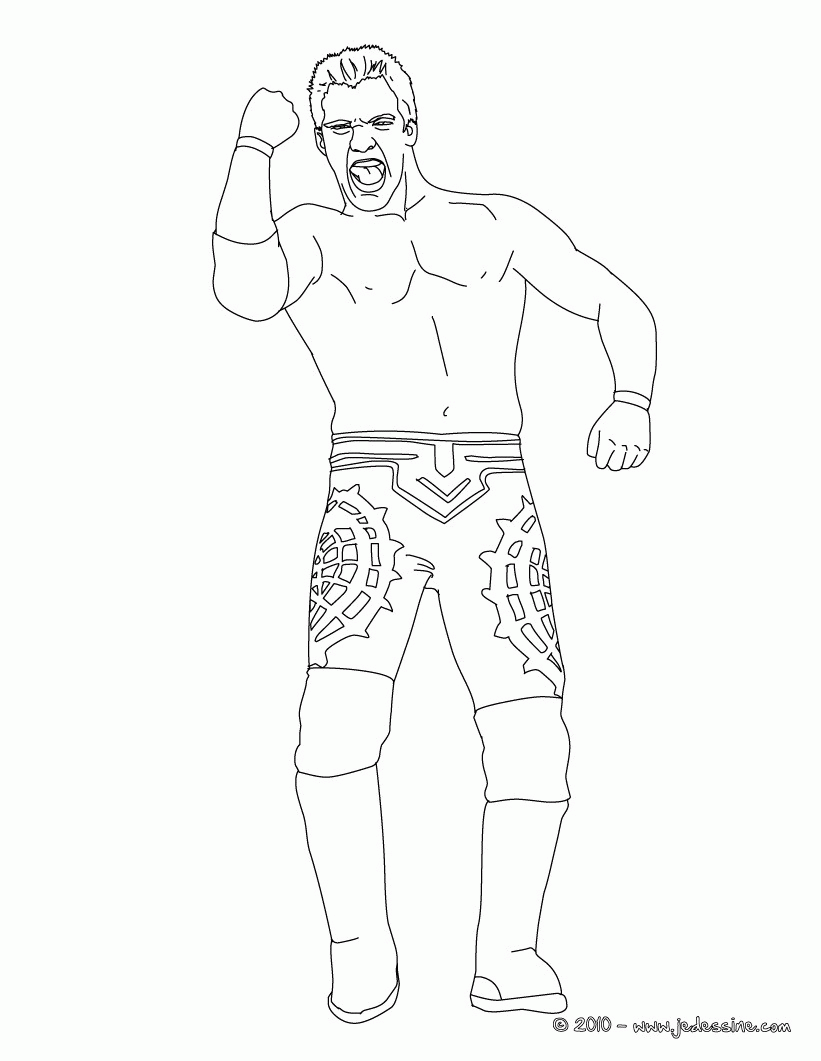 7 Pics of WWE CM Punk Coloring Pages - CM Punk WWE Cartoon ...