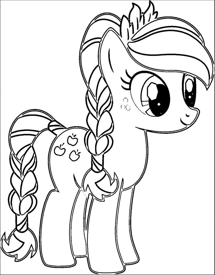Pony Cartoon My Little Pony Coloring Page 003 | christmas ...