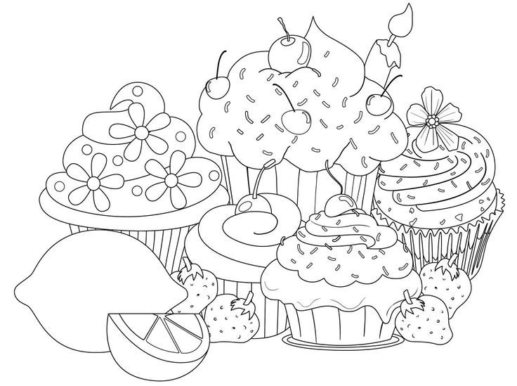 Coloring: Cake & Other Goodies ...