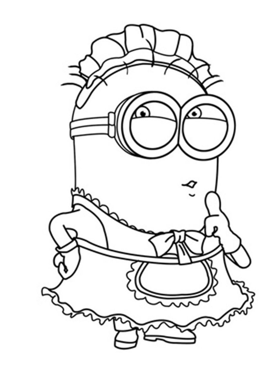 minion coloring page | Only Coloring Pages