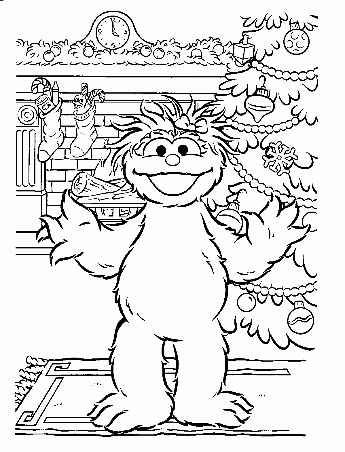 43 Collections of Free Printable Sesame Street Coloring Pages ...