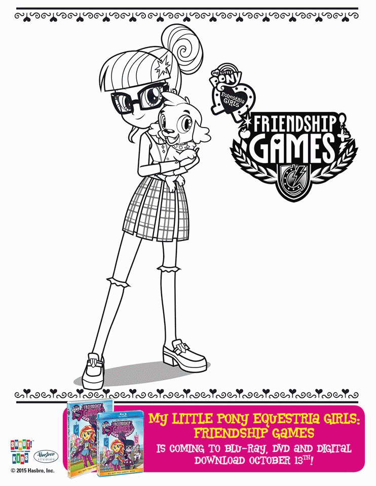 Image - Friendship Games Twilight Sparkle coloring page - My ...