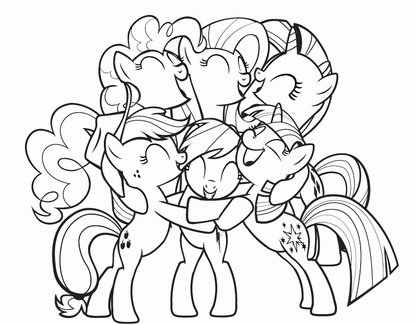My Little Pony Friendship Is Magic - Coloring Pages for Kids and ...