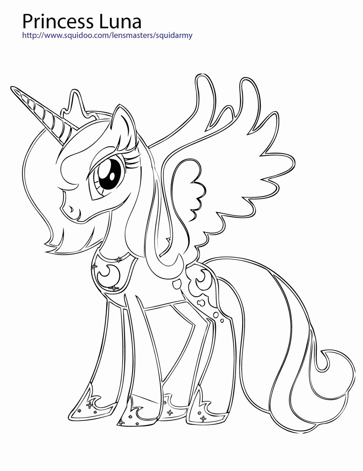 10 Pics of How To Draw Princess Luna Coloring Pages - My Little ...