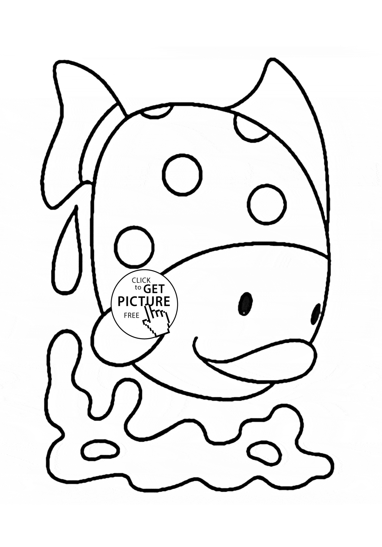 Cute Tropical Fish coloring page for kids, animal coloring pages ...