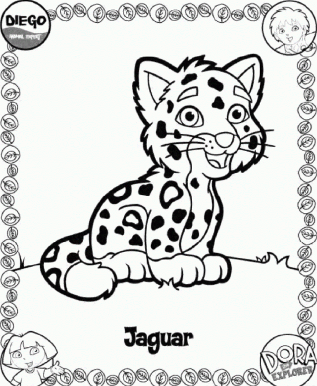 Print Or Download Diego Go Free Printable Coloring Pages No 5