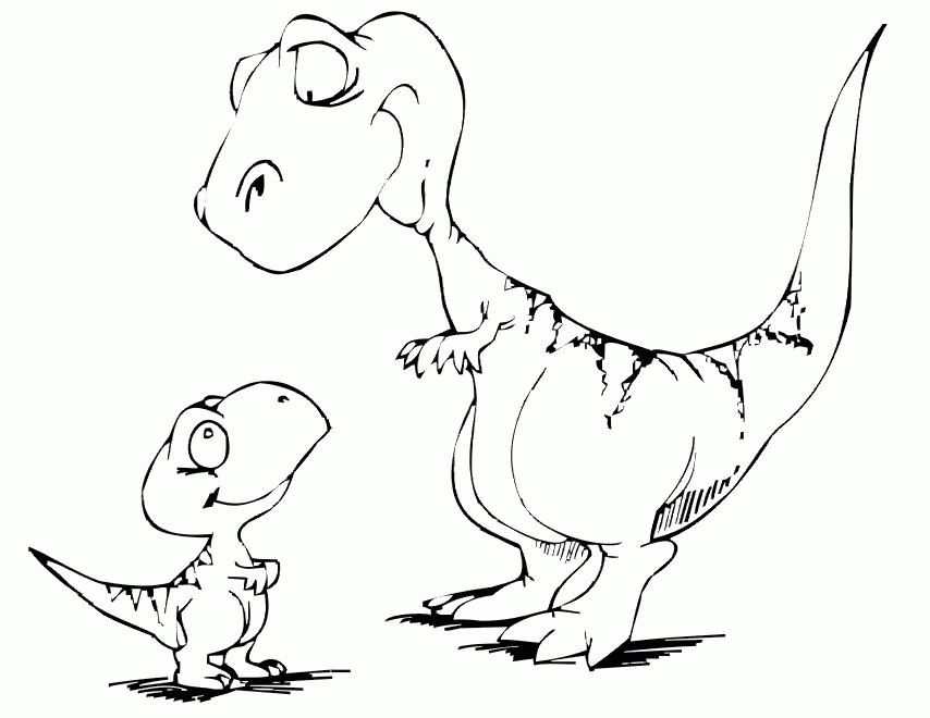Dinosaur Coloring Pages Printable - Free Coloring Pages For