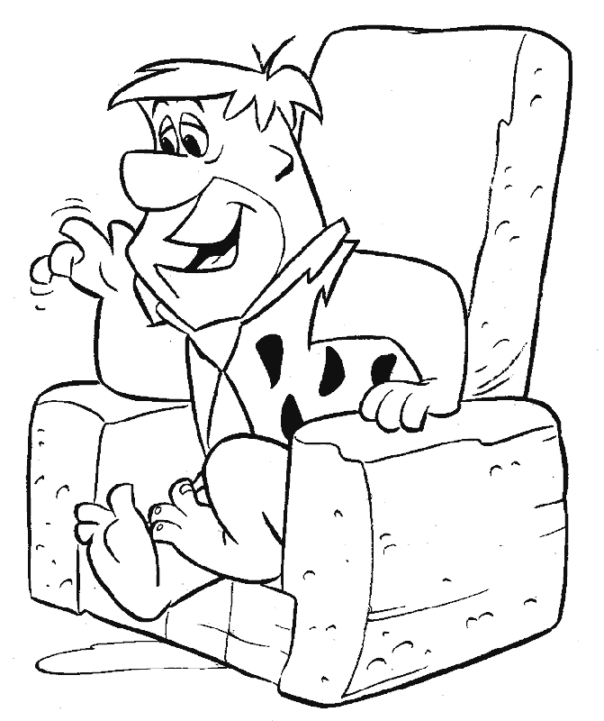 Flintstones Coloring Pages 12 | Free Printable Coloring Pages