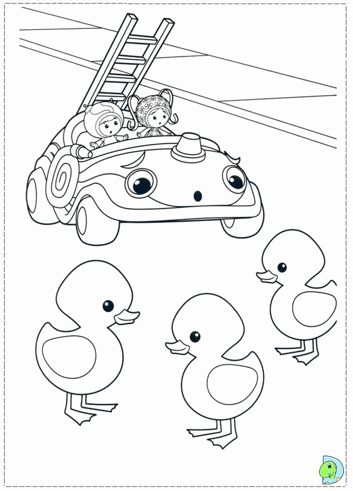UMIZOOMI Colouring Pages (page 2)