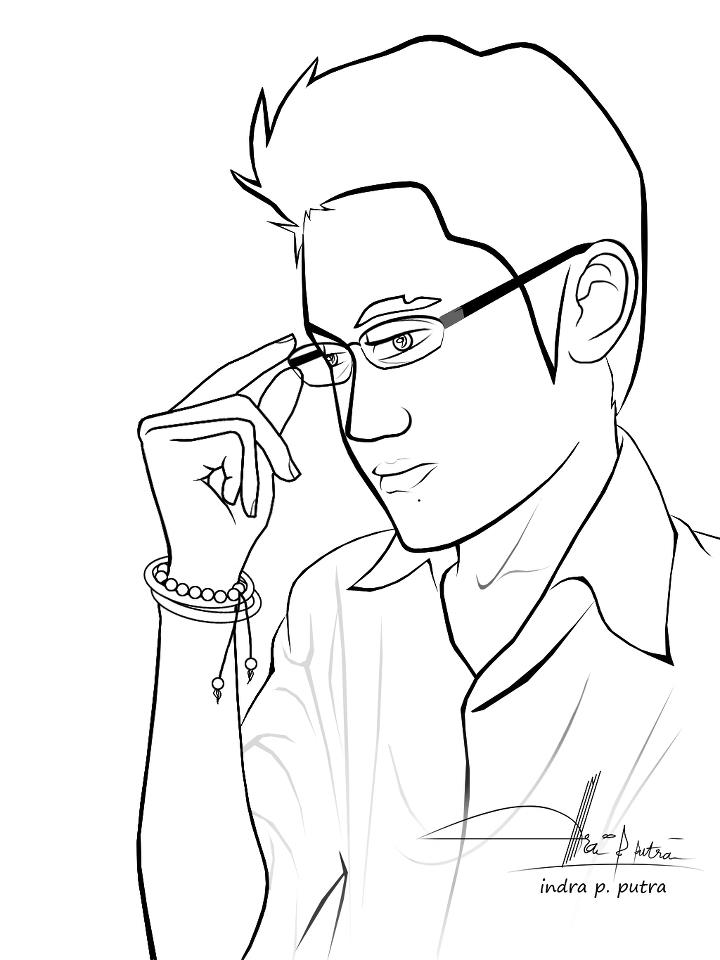 Coloring Pages Of Man By Indra P. Putra HD Wal | Free Desktop
