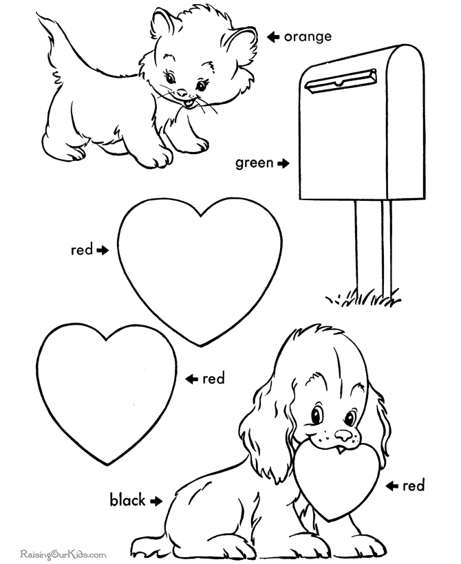 Valentine hearts to print - 012