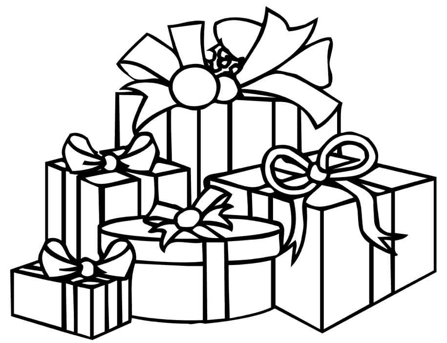Christmas Present Coloring Pages | Coloring Pages