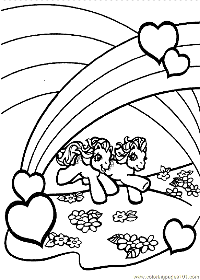 Coloring Pages Little Pony12 (Cartoons > My Little Pony) - free