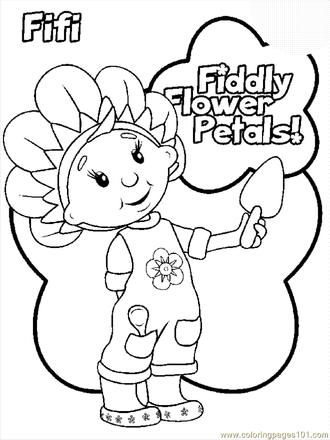 Fifi Colouring Pages (page 3)