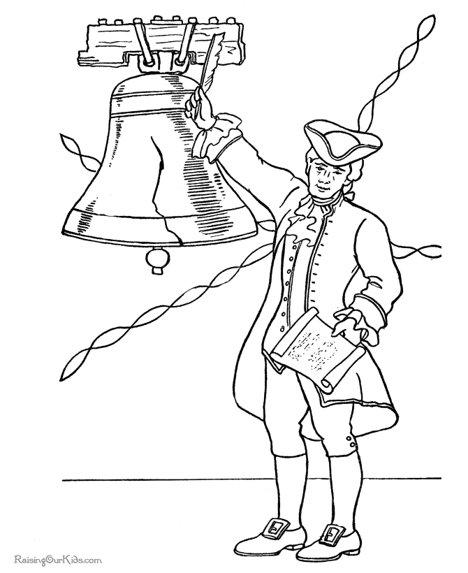 Coloring page for 4th of July 008