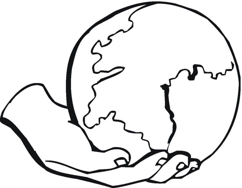 World Map Coloring Page For Kids Earth Day Coloring Pages Kids