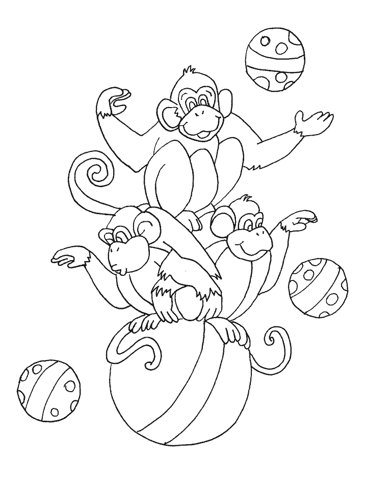 Circus # 5 Coloring Pages & Coloring Book