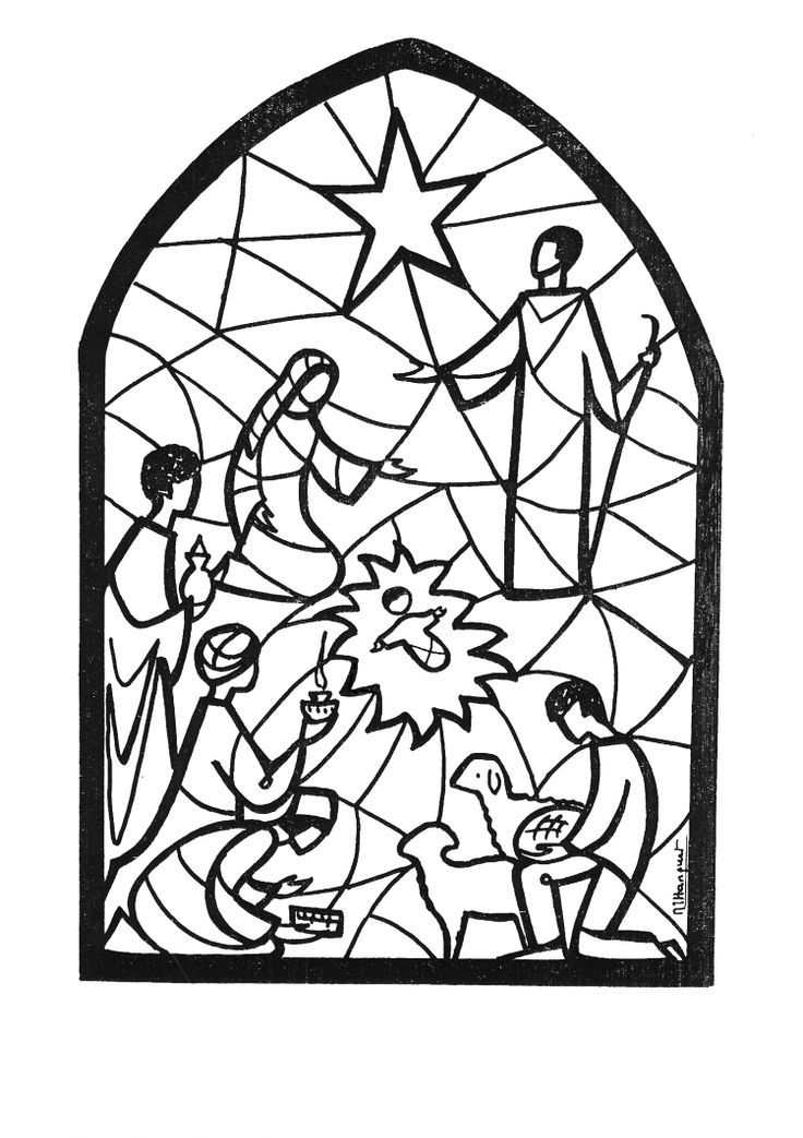 nativity craft, free printable | VBS and Bible Crafts