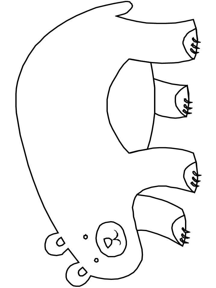 Printable Bears 25 Animals Coloring Pages 