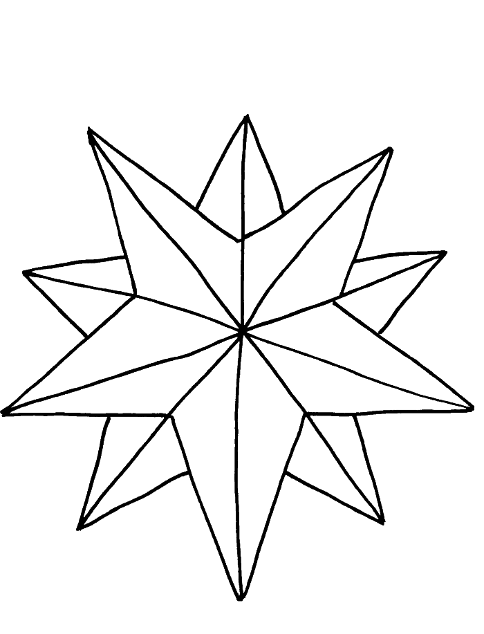 Pictures Star New Year Eve Coloring Pages - New Year Coloring