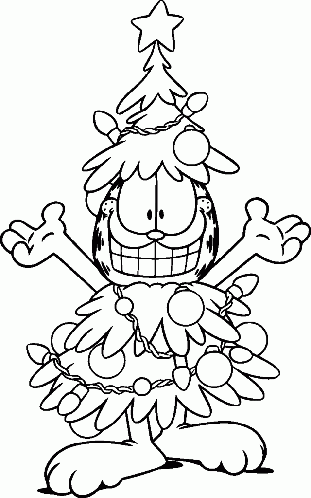 Free Coloring Pages For Kids Coloring Garfield 3421 Garfield