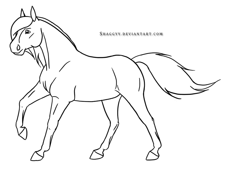 Easy Drawings Of Horses Running Images & Pictures - Becuo