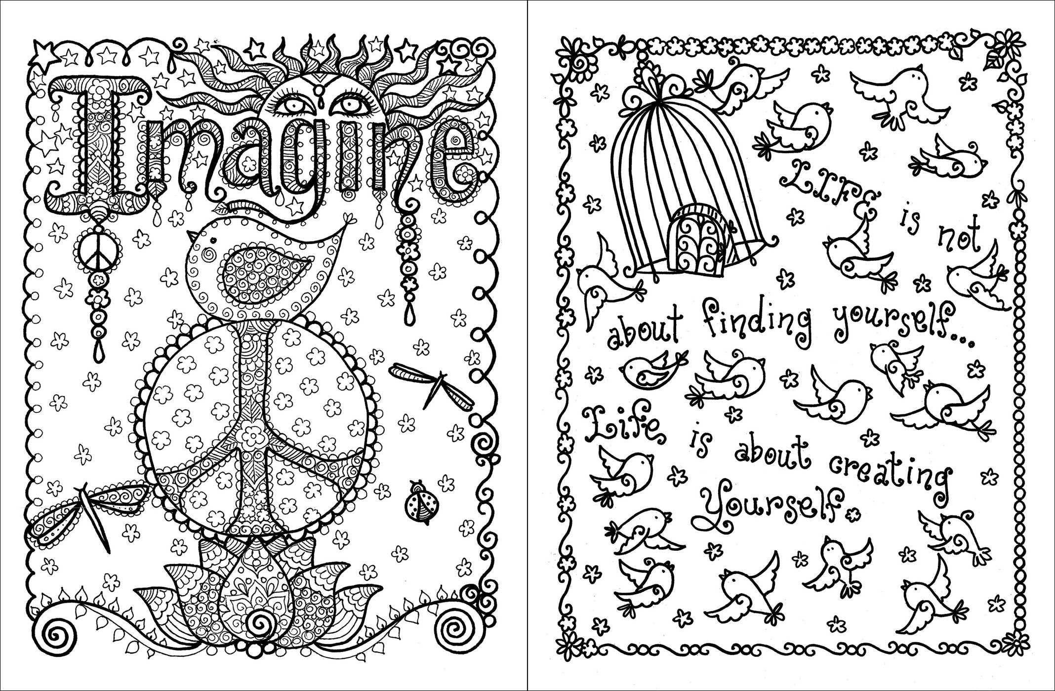 Buy Posh Adult Coloring Book: Inspirational Quotes for Fun ...
