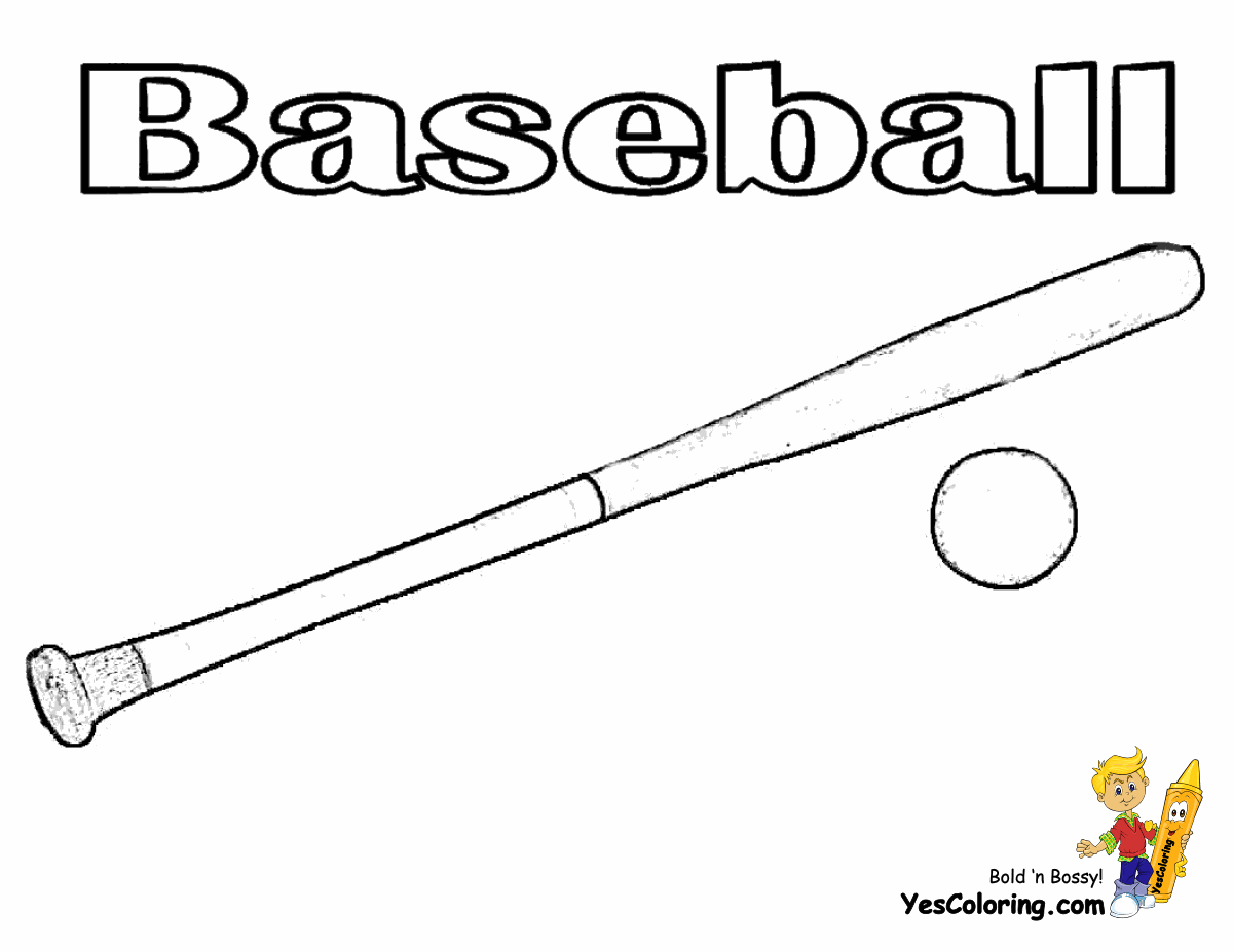 Bodacious Baseball Coloring Pages | Baseball | Free Printables ...