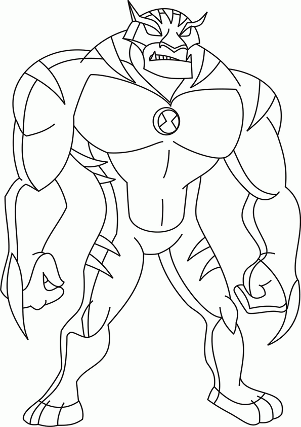 Ben 10 Coloring Pictures - Coloring Pages for Kids and for Adults