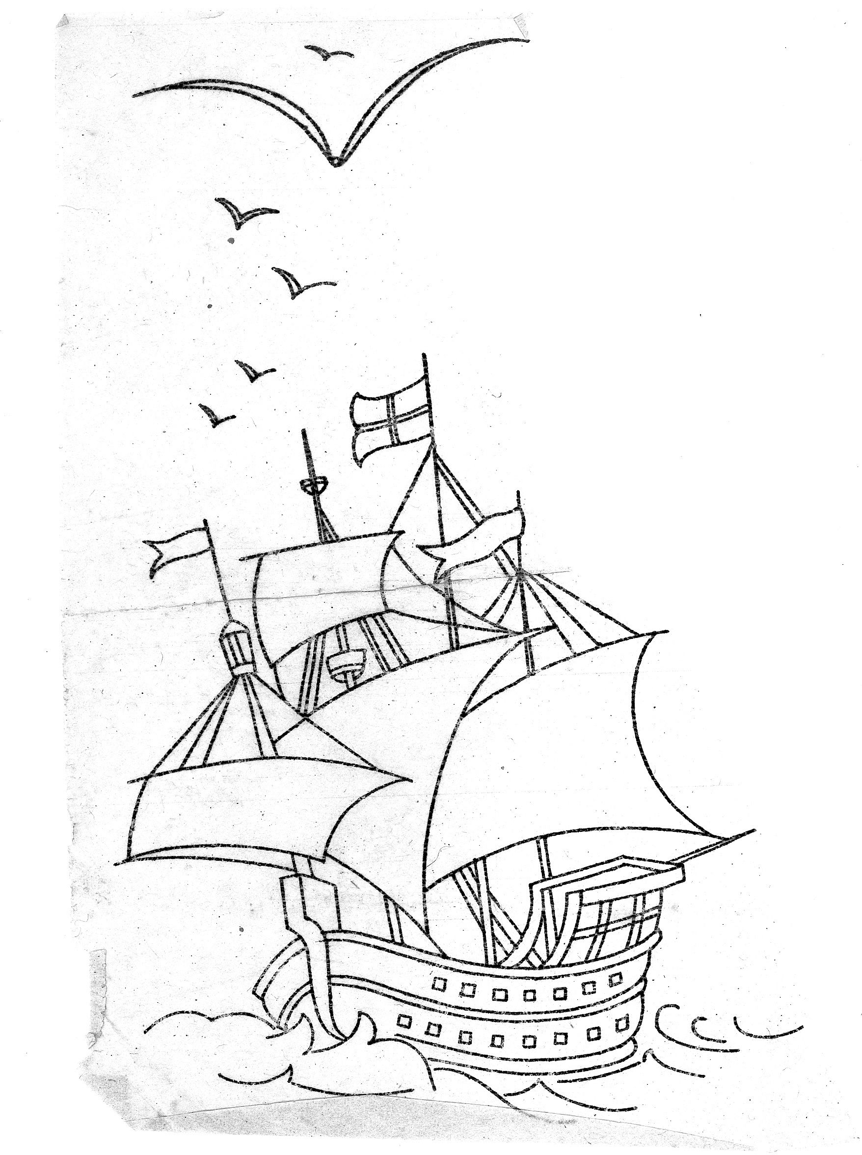 17 Free Pictures for: Mayflower Coloring Page. Temoon.us