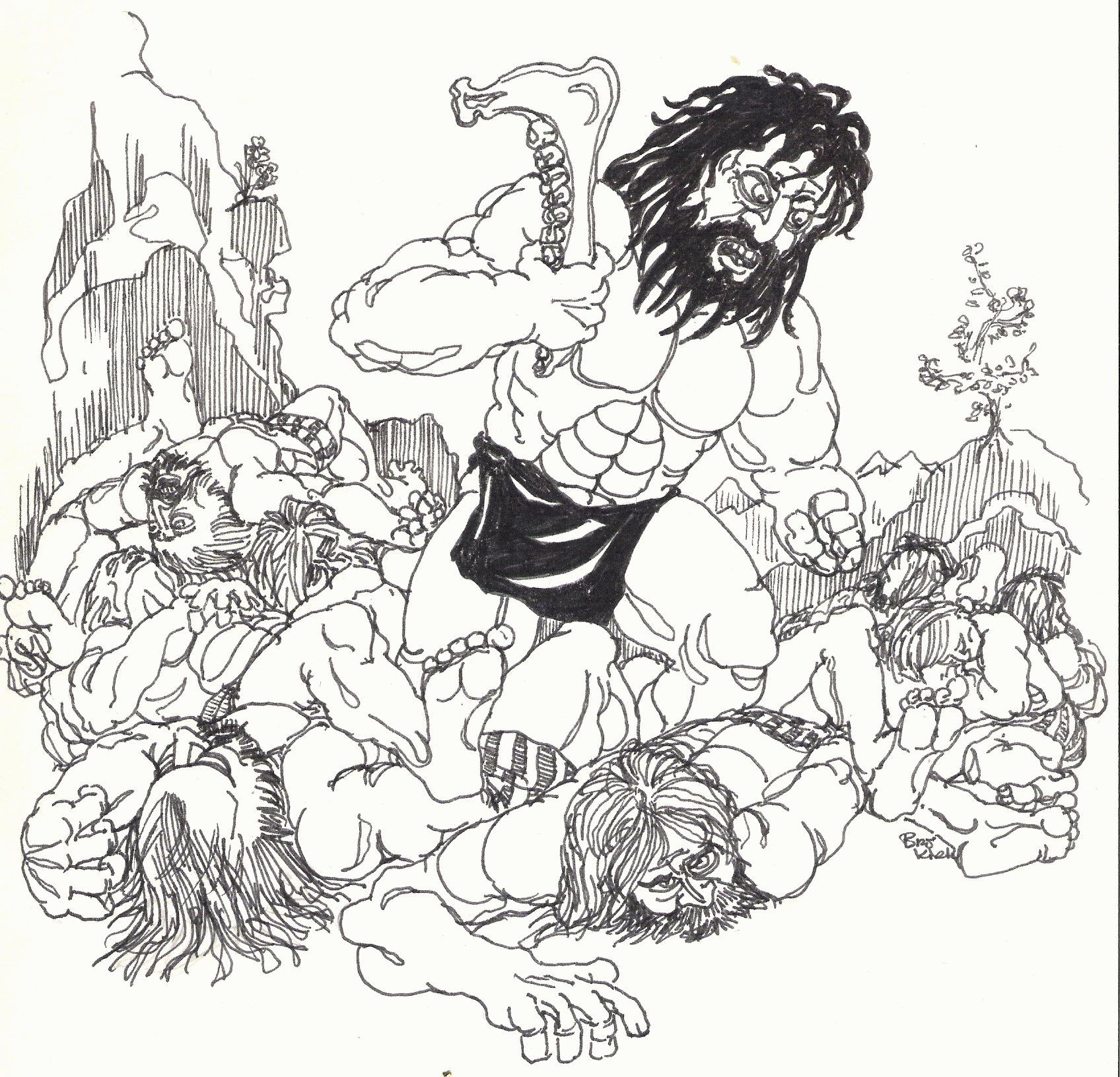 Samson Coloring Pages