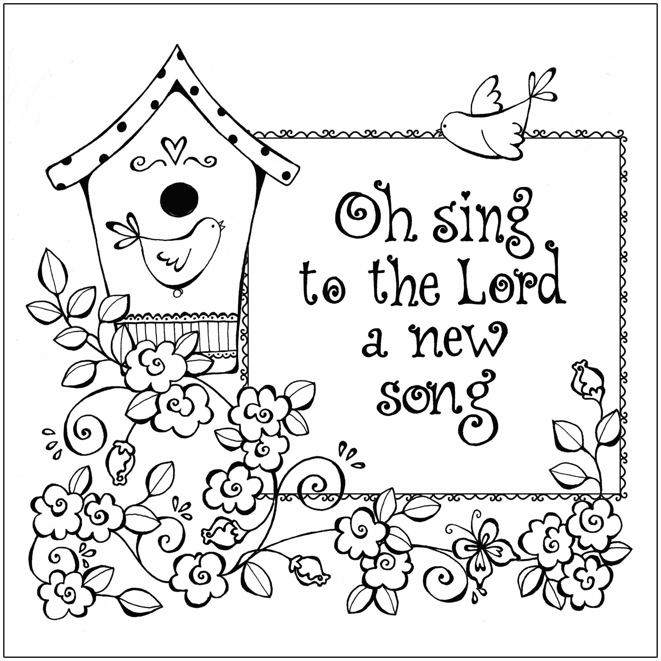 Adorable Christian Bible Coloring Pages