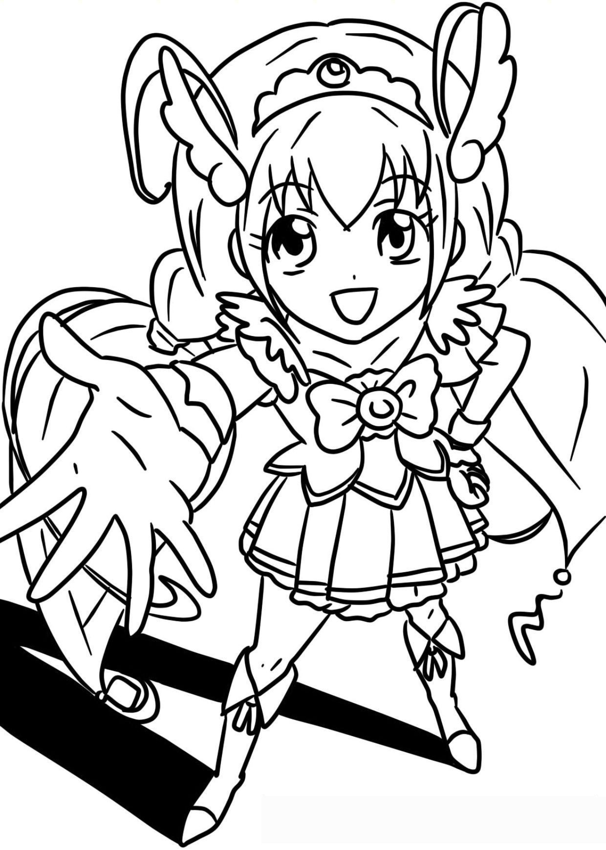 Coloring Pages : Glitter Force Coloring Elegant Photos Doki Free ...